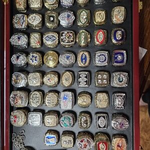 Case Of  Size 11 Championship rings the nfl